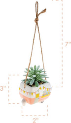 Karma Shaped Hanging Succulent Pot Camper