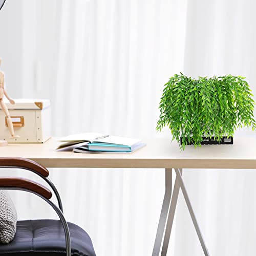 GBESTWOOW Artificial Willow Plant Fake Greenery Vine for Home Decoration Indoor Outdoor Decor - Not Included Basket- 6pcs - size: Weeping Willow-20inch-6 pcs