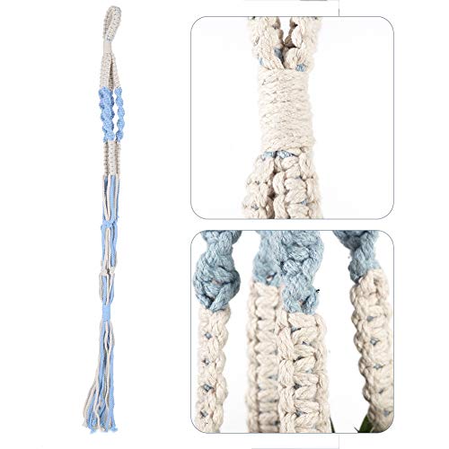 Plant Hanger, Woven Plant Flower Pot Hanger Garden Hanging Basket Holder Decoration, Macrame Plant Hanger, Indoor Hanging Planter Basket, Plant Flower Pot Hanger Garden Hanging Basket Holder Decor