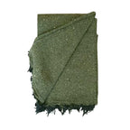 Open Road Goods Solid Color Mexican Yoga Blanket – Large Handwoven Throw for Yoga, Beach, Camping or Home – Soft and Durable Cotton Blend - color: Olive Green