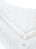 kiido Large Macrame Wall Hanging Boho Tapestry Curtain Fringe Woven Bohemian Wall Decor Home Decoration for Apartment Bedroom Living Room Gallery Baby Nursery-Blossom 35.4" W X 26" H