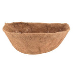 Arcadia Garden Products Extra Durable 1544B 16-inch Coco Liner for Half Round Circle Wall Mounted Hanging Basket Planters, Natural Coconut Fiber Replacement Liner for Garden Outdoor Flower Pots - size: 16-Inch, style: Wall Manger
