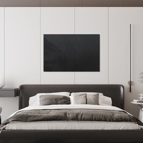 Canvas Wall Art Decor Modern Wall Art for Living Room Canvas Art Wall Decor Landscape Natural Wall Art Decorations Artwork for Walls Coastal Wave Wall Paintings 24" X 36" Bedroom Office Decor - color: Black, size: 36"L x 24"W
