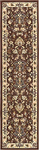 Unique Loom Sialk Hill Collection Area Rug - Washington (2' 2" x 8' 2" Runner, Brown/ Black) - color: Brown/Black, size: 2'2" x 8'2" (Runner)