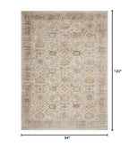 Loloi Magnolia Home by Joanna Gaines Pace Collection PAC-04 Natural/Multi 7'-10" x 10' Area Rug - color: Natural / Multi, size: 7'10" x 10' (Rectangular)