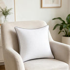 26"x26" Pillow Inserts Set of 2 with 100% Cotton Cover Decorative Square Throw 26 Pillows for Couch, Sofa and Bed - White(2, 26x26) - size: 26x26