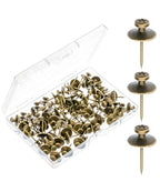 Mr. Pen- Double Headed Picture Hanging Nails, 80 Pack, Bronze, Picture Nails, Tacks for Wall Hangings, Pins, Thumb Tacks, Picture Hangers - color: Bronze, size: 80 Pack