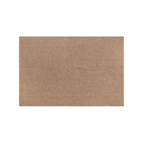 Easy Jute Door Mat 2x3 Indoor Outdoor Natural Rugs Solid Fiber Rug Woven Area Rug Boho Easy Clean Inside Carpet for Living Room Bedroom Dining Room Hallway or Outdoor Patio Porch (2 X 3 Natural) - color: Natural/Beige, size: 2' x 3' (Rectangular)