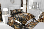 Feelyou Camo Deer Fleece Throw Blanket Twin 60"x80" Kids Western Deer Hunting Plush Blanket Boys Camo Moose Sherpa Blanket Camouflage Deer Hunting Fuzzy Blanket - color: Multi 122302, size: Twin