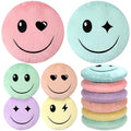 Yousoontic 6pcs Pastel Face Classroom Floor Pillows Preppy Throw Pillow Cushions Seating Floor Cushions for School Learning Play Area Supplies Classroom Decor - style: Pastel Face