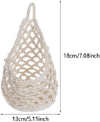 2PK Hanging Planter for 6 Inch Pot, Wall Planters for Indoor Plants (White)