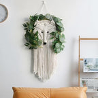 Large Macrame Wall Hanging, 88 * 26cm/34''*10'' Bohemian Style Art Decor, Linen Tapestry For Home/Bedroom/Wedding Decoration, Bohemian Home Decoration, Large Macrame Art Backdrop