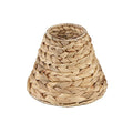 Aspen Creative 51004 Empire Clip On Chandelier Water Hyacinth Lamp Shade, 3" Top x 6" Bottom x 4-3/4" Slant Height - color: Water Hyacinth
