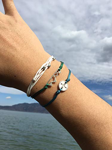 choice of all String Bracelets for Women Boho Wave Surfer Beach Wear Cute Bracelets Set Summer Friendship Jewelry Accessories Beach Stuff - color: E2:10 pcs ocean mountain string bracelets