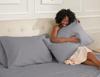 Sunflower Queen Pillowcases Set of 2, 100% Cotton Queen Pillow Cases 2, 20×30 inches Frost Gray, Soft and Breathable - color: Frost Gray, size: Queen (20"x30")