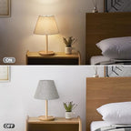 Lamp Shades for Table Lamps, Gray Lampshades Set of 2, 5.5" Top x 10" Bottom x 6.6" High, Natural Linen Lamp Shades for Floor Lamps Bedside Lamps, Spider, Bulb Clip Adapters Included - color: Gray