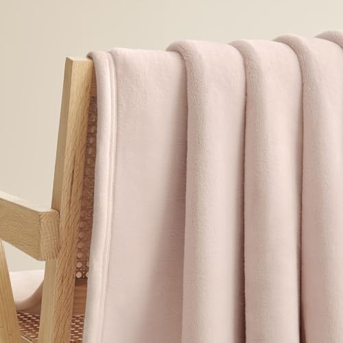 UGG Coco Plush Fleece Throw Blanket – Soft & Cozy Blanket for Couch, Bed & Sofa, Perfect for Home Decor, House Warming Gifts or Luxurious Birthday Gifts for Women, 50" x 70", Pink Himalayan Salt - color: Light Pink