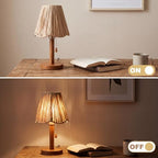 Tuanse 6 Pcs Boho Raffia Lamp Shade Burlap Clip on Lamp Shade Empire Style Chandelier 3" x 6" x 5" Rustic Barrel Lighting Cover for Kitchen Island Dining Living Room Table Wall Chandelier - color: Beige, size: Raffia, style: Bohemian