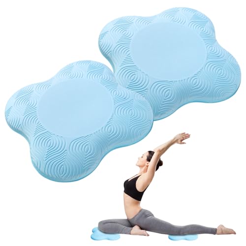 2 packs Yoga Knee Pad Mats Extra Thick for Knees Elbows Wrist Hands Head Foam Pilates Kneeling pad Yoga Knee Cushion Thick Exercise Pads for Knees Elbows Wrist Hands Head Foam Pilates Kneeling pad，Support Foam Pads for Women and Men - color: blue