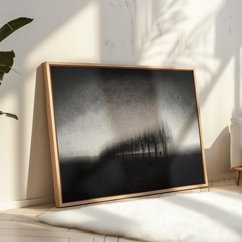 Monem Art Melancholic Trees Print - Neuenlohoff Poster - Minimal Aesthetic Art - Landscape Photography Wall Decor - Office or Living Room Decor - 8x10 Unframed Wall Art by Adam Dauria - color: Style-07, size: 8"L x 10"W