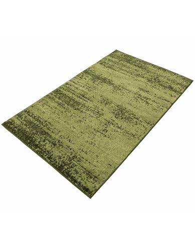 Rugs.com - Angelica Rug – 3' 1 x 5' 3 Green Easy-Clean Rug – Ideal for Kitchens, Entryways, and Bathrooms - color: Green, size: 3'3" x 5'3" (Rectangular)