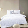 YINFUNG Textured Duvet Cover Tufted 100% Cotton Clipped Dot White Boho King Shabby Chic Pom Jacquard Geo Elegant Pretty Cute Duvet Cover Set 104x90 Diamond Bohemian Bedding Set Zip - color: White, size: King