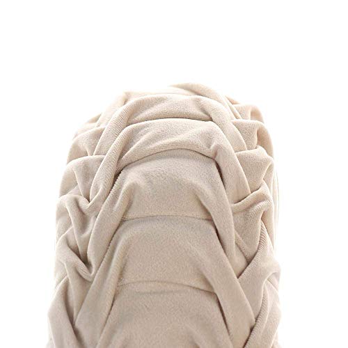 Round Filled Cushion,Velvet Cushions,Pleated Round Pillow, Scatter Cushion Home Decorative for Home Sofa Chair Bed Car Decor