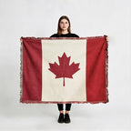 Pure Country Weavers Canada Flag Blanket - Gift Tapestry Throw Woven from Cotton - Made in The USA (69x48) - color: Canada Flag