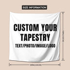 Personalized Tapestry Custom Tapestry Upload Images Banners and Signs Customize For Bedroom Tapestrys Decor Living Room Home - size: 59"L x 59"W