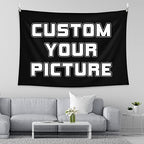 BLINGPAINTING Custom Tapestry: Upload Images, Personalize, Create Your Own Wall Hanging - Living Room, Bedroom, Dorm (70" W x 50" L) - size: 50"L x 70"W