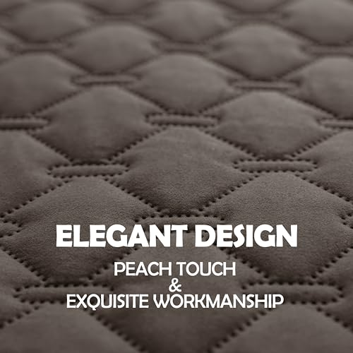 gogobunny 100% Double Sided Waterproof Dog Blanket Soft Pet Bed Cover Reversible Protect Furniture Couch Sofa Car for Puppy Cat Kids (Dark Walnut/Light Walnut, 30x30 Inch (Pack of 1)) - color: Dark Walnut/Light Walnut, size: 30x30 Inch (Pack of 1)