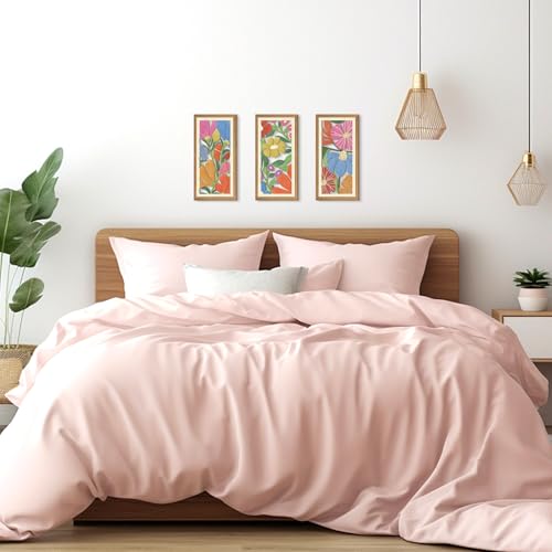 TOARTi 3Pcs Wooden Floral Wall Decor Boho Flower Wall Art Bohemian Flower Hanging Sign Minimalist Hibiscus Flowers Decor Tropical Floral Wall Decoration for Bedroom Living Room - color: Hibiscus Flowers Wooden Wall Art, size: 8"L x 16"W