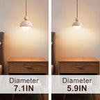 7.1inch Wabi Sabi Pendant Light, Yellow Travertine Pendant Light Fixture, Natural Stone & Wood Hanging Lamp for Kitchen Island, Hallway, Bedroom Bedside, Living Room, Dining Room (1pcs) - color: 7.1inch stone-1pcs