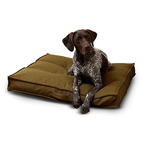 South Pine Porch Mila Square Tufted Pillow Style Dog Bed, Moss, Medium (32" x 32") - color: Moss, size: Medium (32" x 32")