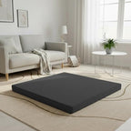 Velvet Zabuton Meditation Mat - Large Floor Pillow for Adults & Yoga Meditation Cushion - High Density Foam Floor Seating with Washable Cover, 31x31 Inch (Black) - color: Black