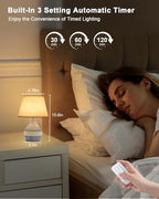 UMEXUS 10” Small Ceramic Cordless Table Lamp with Timer, Dimmer, Linen Shade, Remote Control, Rechargeable Battery Light for Patio Nightstand Kitchen Counter Living Room Side Table, Bulb Included - size: 10"H Mini - Rope accent design