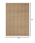 Loloi Chris Loves Julia Judy Collection JUD-01 Natural/Cream 8'-6" x 11'-6" Area Rug - color: Natural / Cream, size: 8'6" x 11'6" (Rectangular)