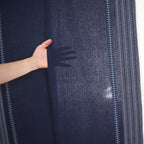 Doorway Curtain (W33.5'xH66.9') Takumi Tapestry Japanese noren Room Divider (Dark Navy) - color: Dark Navy