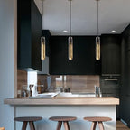 Pendant Lights Kitchen Island Pendant Lights Pendant Light fixtures Kitchen Pendant Light pendent Light 15" Smoke Gray Crystal lampshade Island Pendant Lights for Kitchen - color: Smoke Gray,Copper color