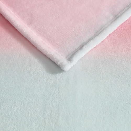 Betsey Johnson - Blanket, Buttery-Soft Throw Blanket for Couch or Bed, Boldly Plush & Oversized Bedding (Ombre Blue, 50" x 70") - color: Ombre Blue
