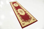 Unique Loom Versailles Collection Area Rug - Henry (2' 7" x 10' Runner Red/Brown) - color: Red/Brown, size: 2'7" x 10' (Runner)