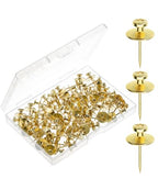 Mr. Pen Double Headed Picture Nails - 80 Pack, Gold, Picture Nails, Tacks for Wall Hangings, Wall Pins - color: Gold, size: 80 Pack