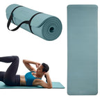 Gaiam Yoga Mat, Pilates & Exercise Mat, Thick Mat 2/5" (10mm) Workout Mat with Easy-Cinch Carrying Strap for Home & Gym Workouts - color: Balsam