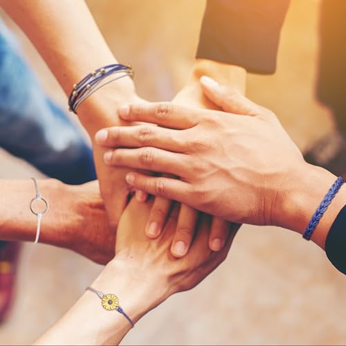 choice of all String Bracelets for Women Boho Wave Surfer Beach Wear Cute Bracelets Set Summer Friendship Jewelry Accessories Beach Stuff - color: B4：blue bracelet