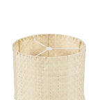 Aspen Creative 31603, Drum Spider Lamp Shade, Natural Palm Leaf, 12" Top x 12" Bottom x 9" Height - color: Palm Leaf