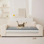 VClife Modern Couch Cover, Non Slip Dog Sofa Cover, Gray, 35.4" x 63" | Pet-friendly Sofa Covers, Scratch-resistant, Waterproof, Non Slip That Stay Firmly In Place, Durable and Machine Washable - color: 01# Gray, size: 35.4" x 63"