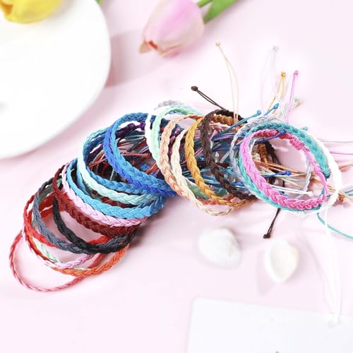 choice of all String Bracelets for Women Boho Wave Surfer Beach Wear Cute Bracelets Set Summer Friendship Jewelry Accessories Beach Stuff - color: J1:colorful bracelet