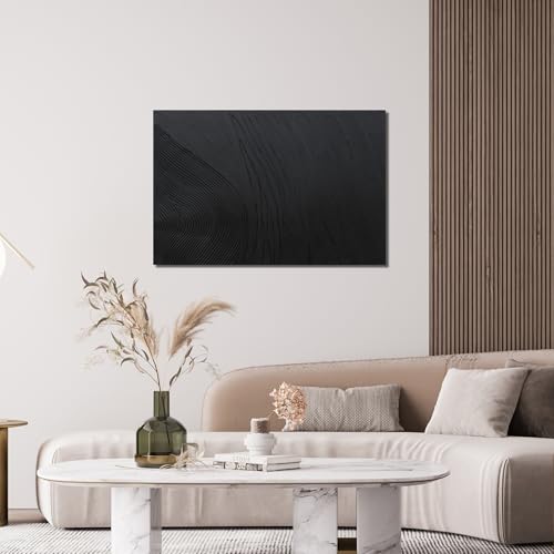 Canvas Wall Art Decor Modern Wall Art for Living Room Canvas Art Wall Decor Landscape Natural Wall Art Decorations Artwork for Walls Coastal Wave Wall Paintings 24" X 36" Bedroom Office Decor - color: Black, size: 36"L x 24"W