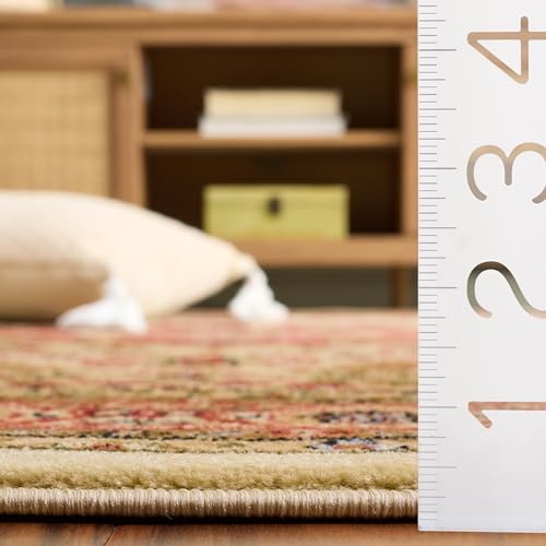 SAFAVIEH Lyndhurst Collection Accent Rug - 2'3" x 4', Ivory & Rust, Traditional Oriental Design, Non-Shedding & Easy Care, Ideal for High Traffic Areas in Entryway, Living Room, Bedroom (LNH330R) - color: Ivory/Rust, size: 2'3" x 4' (Rectangular)