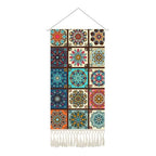 capasin Mandala Boho Macrame Wall Hanging Tapestry For Bedroom Tapestries Vertical Art Fabric Decor Door Living Room Bohemian (Style B, 17.5 * 43) - style: Style B